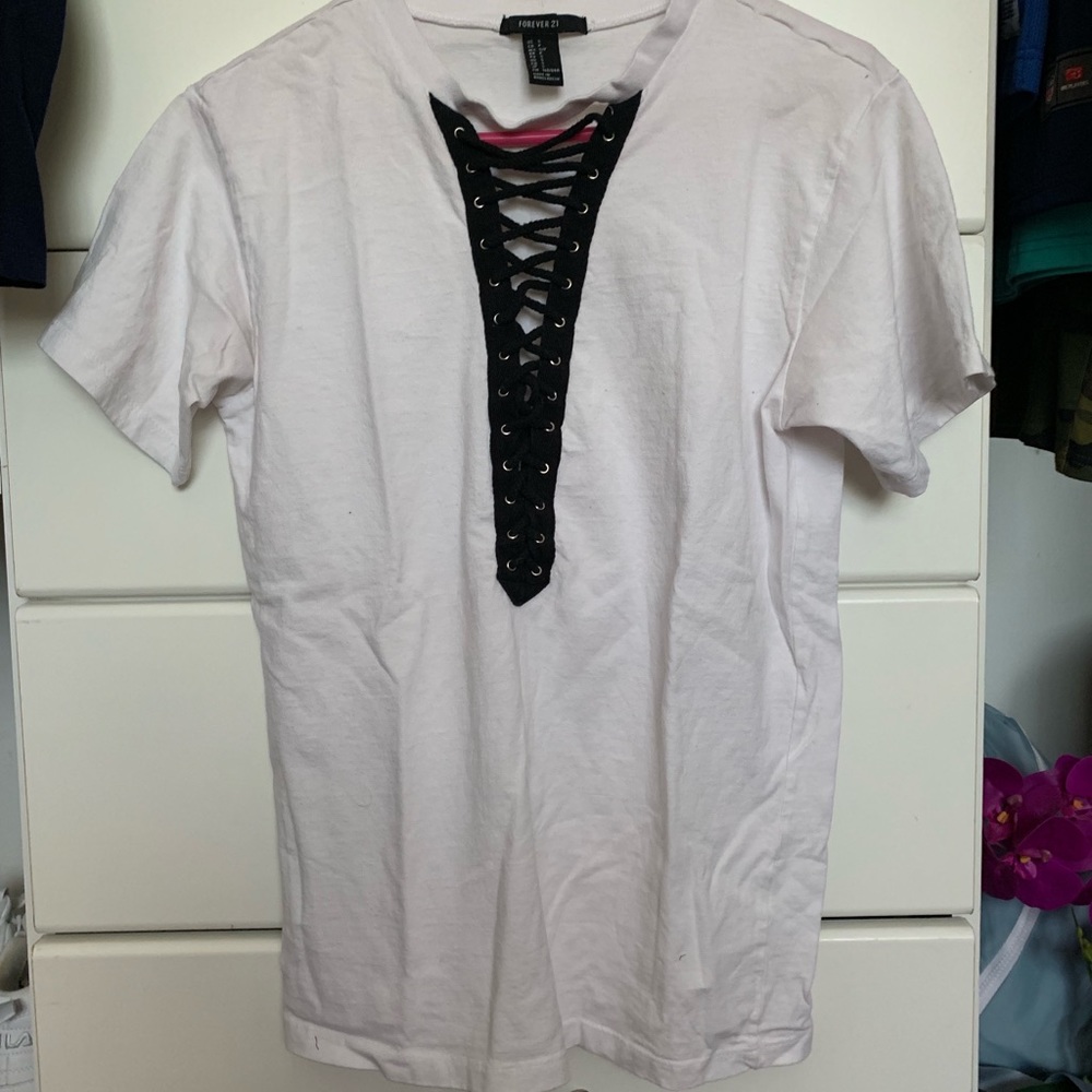Laced up T